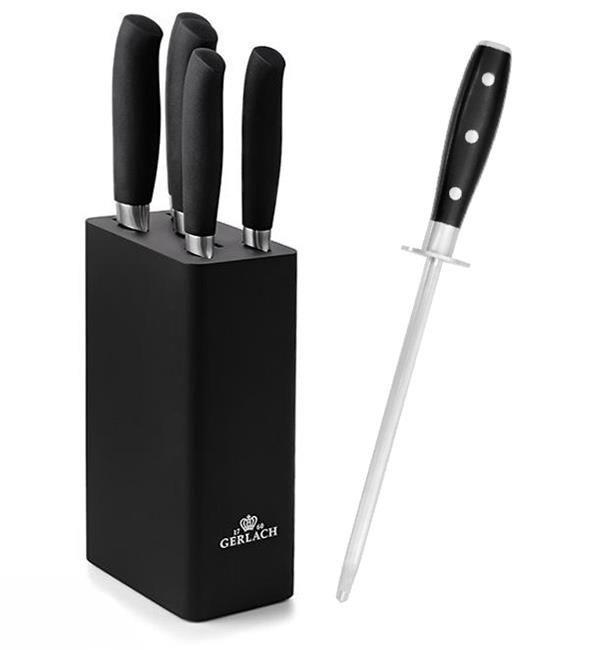 Gerlach набор кухонных ножей в блоке (5 предметов) 982 PURE