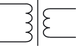 Символ цепи (вторичная сторона с одной обмоткой)
