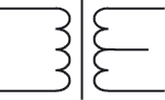Символ цепи (вторичная сторона с двумя обмотками)
